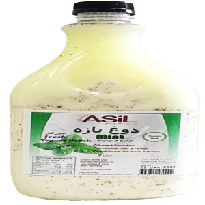 Fresh Yogurt Drink With Mint