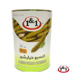 Canned Pickled Cucumbers (1&1) 4KG